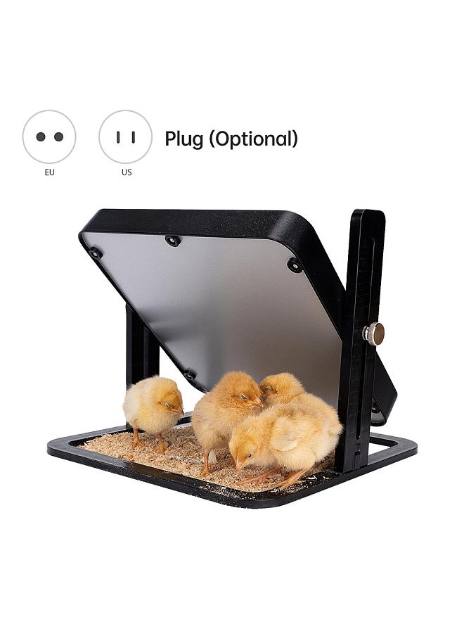 Generic - Chicken Brooder Heater 12 x 12 Inches Poultry Heating Plate for 15 Chicks Warmer with Constant Temperature Adjustable Height 145 Watts Chicken Coop Heater - Image 1