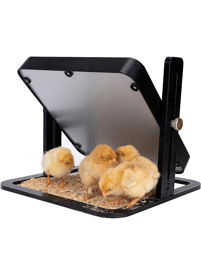 Generic - Chicken Brooder Heater 12 x 12 Inches Poultry Heating Plate for 15 Chicks Warmer with Constant Temperature Adjustable Height 145 Watts Chicken Coop Heater - Image 1