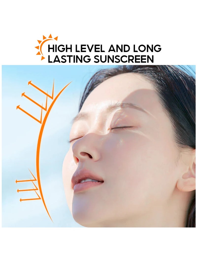 Vibrant Glamour 50 جرام كريم تبييض واقي من الشمس، كريم تفتيح البشرة، لوشن شمسي مضاد للشمس، كريم تبييض مشروع الشمس، عامل حماية من الشمس 50، الأشعة فوق البنفسجية فئة B، حمض الكوجيك الطبيعي، كريم تجديد الكولاجين وتبييض البشرة - Image 4