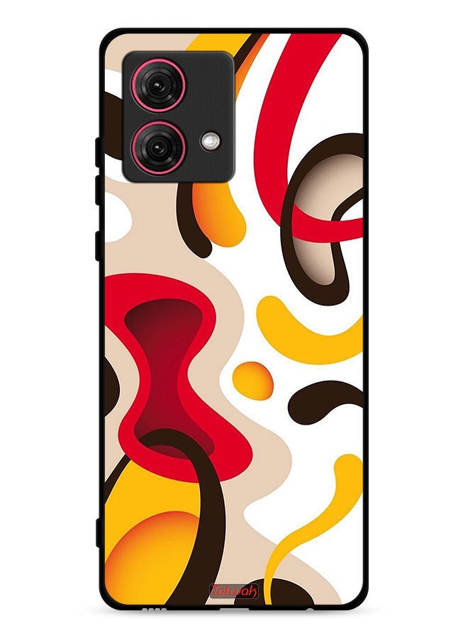 Tolwak Motorola Moto G84 5G Protective Case Cover Pattern - Image 1
