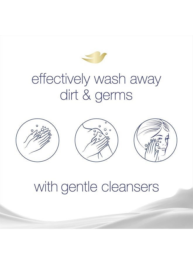 Dove Beauty Bar Gentle Skin Cleanser Moisturizing for Gentle Soft Skin Care Original Made With 1/4 Moisturizing Cream 3.75 oz, 8 Bars - Image 5