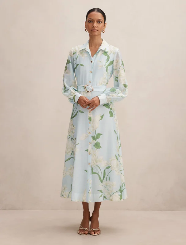 فورايفر نيو Freya Petite Printed Shirt Dress