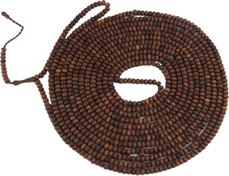 Islamic Bazaar Handmade Juniper Wood 1000 Beads Tasbeeh Misbaha Islamic Gift Tasbih Prayer Beads Tesbih 5x7 mm Small Size Dhikr Rosary 