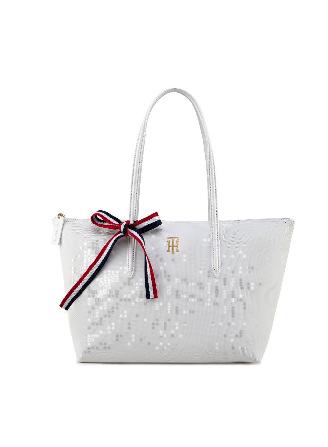 TH Tommy Hilfiger Women's Tote Bags, Classic Fashion Versatile Signature Tape Large Capacity Shoulder Bag Handbag for Travel, Work, Gym, - Image 1