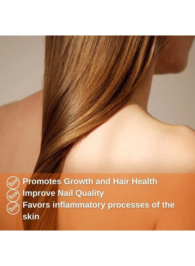 PHARMATECH Biotin 5000 mcg, Vitamins for Hair Skin and Nails, Improve Nail Quality, Non-GMO, Gluten Free, Supplement for Women, High Potency, 120 Softgels - Image 5