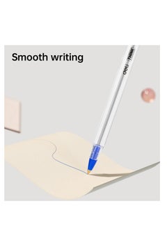 Deli 12-Piece Think Q1 Ballpoint Pen 0.7mm Tip Blue Ink  - Image 2
