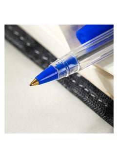 Deli 12-Piece Think Q1 Ballpoint Pen 0.7mm Tip Blue Ink  - Image 4