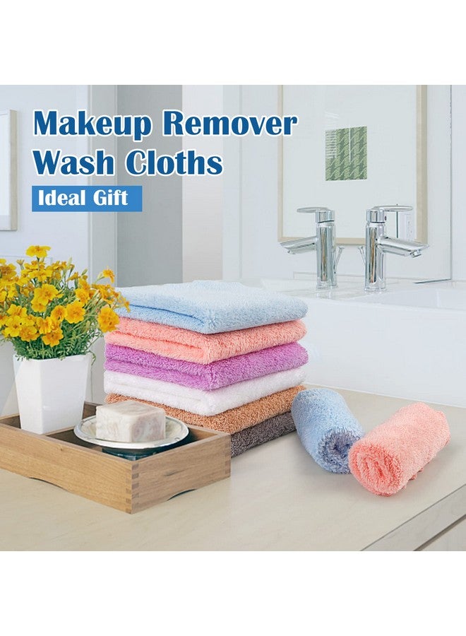 Orighty Makeup Remover Cloths, Cleansing, Reusable, Soft & Washable Coral Fleece Microfiber Washcloths / Towel for Face, Eye, Lips, Pack of 24, 7 x 7 inch - Image 5