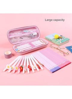 Famous Quality FAMOUS QUALITY - Stylish Shape Pencil Pouch School Stationary Hardtop Large Capacity eva Pencil Pouch Pencil Box/Pencil Case for Girls & Kids (1 Pc, Random Color)  - Image 2