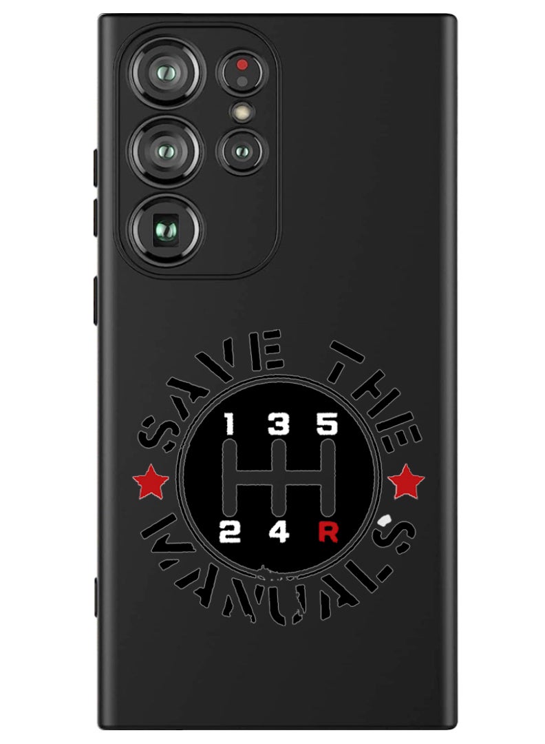 Theodor Protective Slim Fit Case Liquid Silicone Cover with Full Body Protection Anti-Scratch Shockproof Case For Samsung Galaxy S24 Ultra (Black) - Save Manuals - Image 1