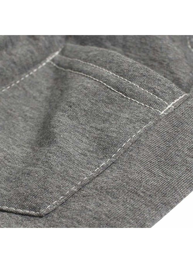 BINPAW Boys' Kids Cotton Pull On Active Sports Basic Jogger Sweat Pants, Grey, Age 11T-12T (11-12 Years) = Tag 160 - Image 5