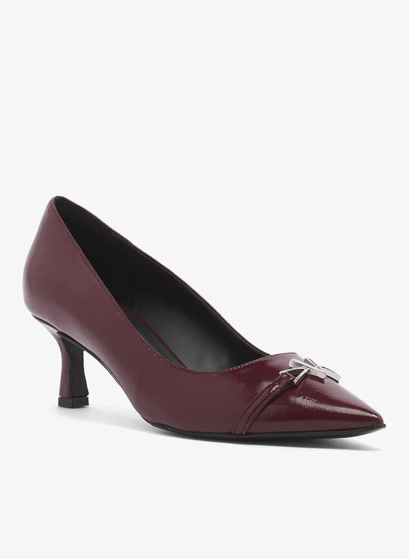 VALENTINO BY MARIO VALENTINO  Bow Detail Pointed toe mid heel Pums for Women | Best Price UAE