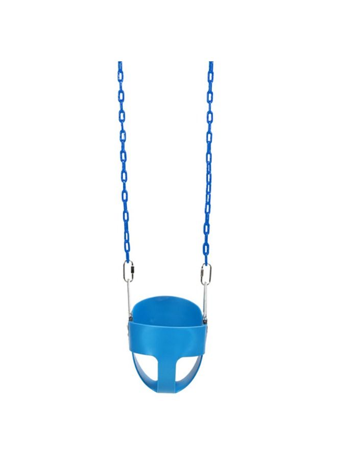 JSAITOYS Toddler High Back Full Bucket Swing Seat With 1.5M Coated Chain And Quick Link Hooks  - Image 1