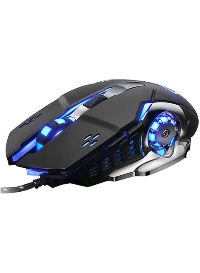 Mechanical Gaming Keyboard with Blue Switches, Wired Mouse, and Gaming Headset - Image 2