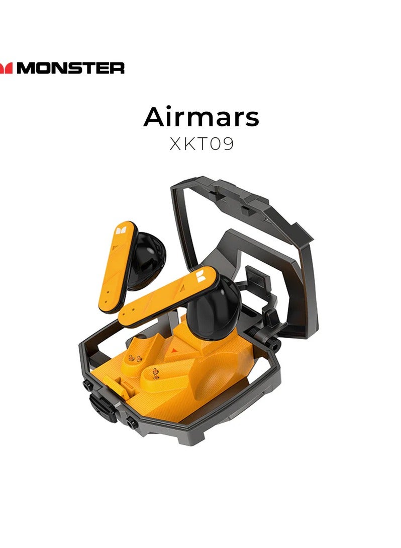 Monster Wireless Bluetooth 5.2  Gaming Earbuds Subwoofer HIFI Surround Sound 300mAh