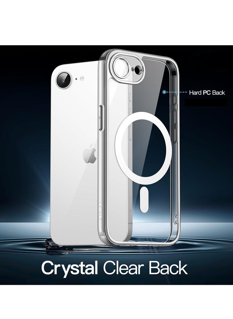 BORTONY iPhone 16e 6.1-Inch Case Cover Compatible with Wireless Charging Shockproof Case Anti-Scratch Clear Back Cover For iPhone 16e 6.1-Inch - Image 3