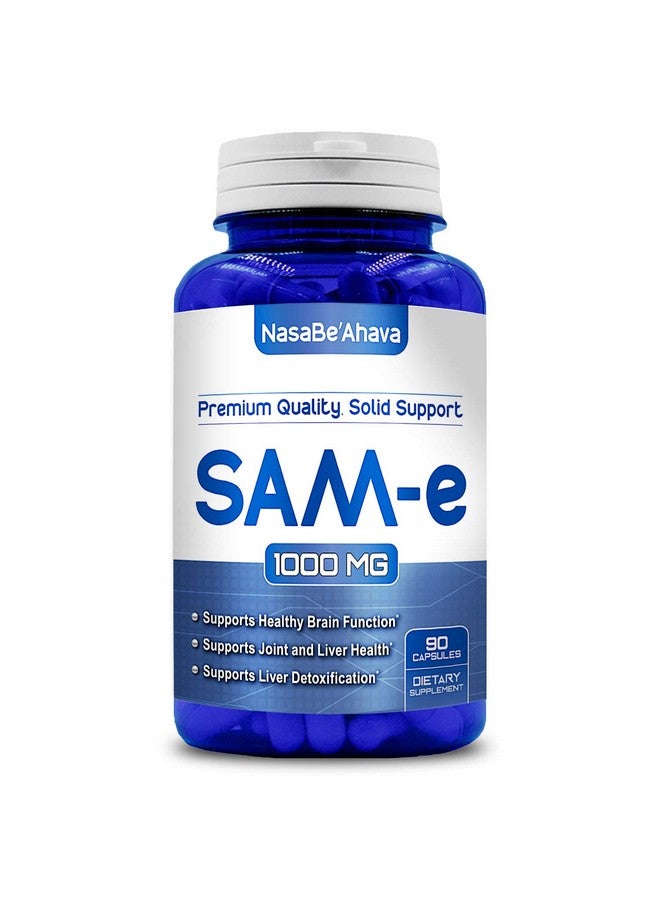 NasaBeahava Extra Strength SAM-e Supplement | SAMe S-Adenosyl-L-Methionine 1000mg per Serving for Bone Joint and Mood Support Supplement | Made in the USA Non-GMO and Gluten Free (45 Day Supply) (Single) - Image 1