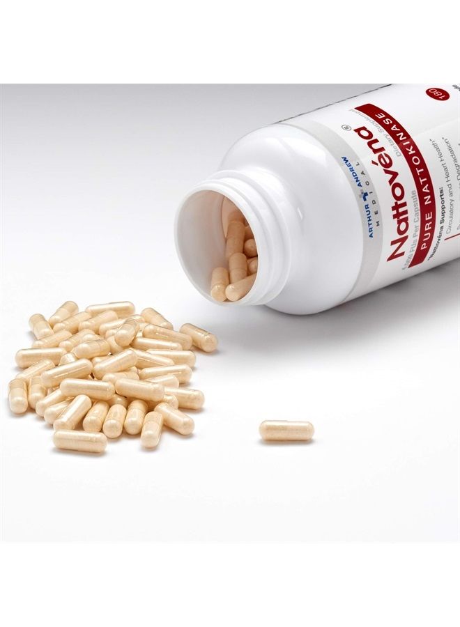 Arthur Andrew Medical Nattovena, Pure Nattokinase, Circulatory and Heart Health, Vegan, Non-GMO, 180 Capsules - Image 3