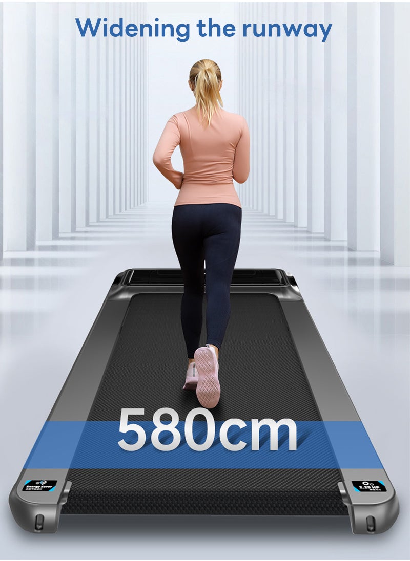 1-14 km/h Small Home Treadmill, Foldable, Multi-Functional, Silent, Suitable for Home Indoor Gym Use 150*68*118CM