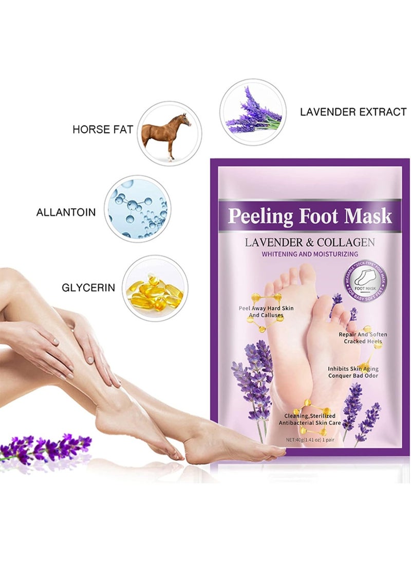 جوانجينج قناع تقشير القدمين باللافندر والكولاجين - Image 4