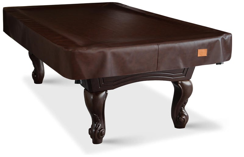 BEARCOVER Heavy Duty Leatherette Billiard Pool Table Cover, Waterproof & Tearproof Cover for Pool Table 7/8/9FT 7Feet-Chestnut - Image 1