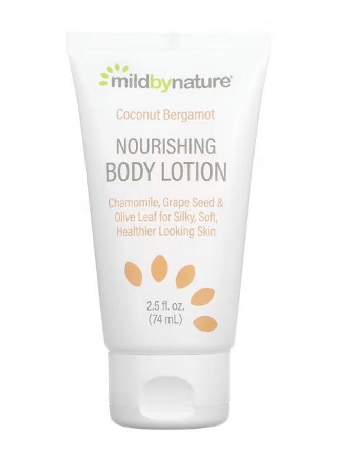 mild by Nature - Nourishing Body Lotion Coconut Bergamot 2.5 fl oz 74 ml - Image 1