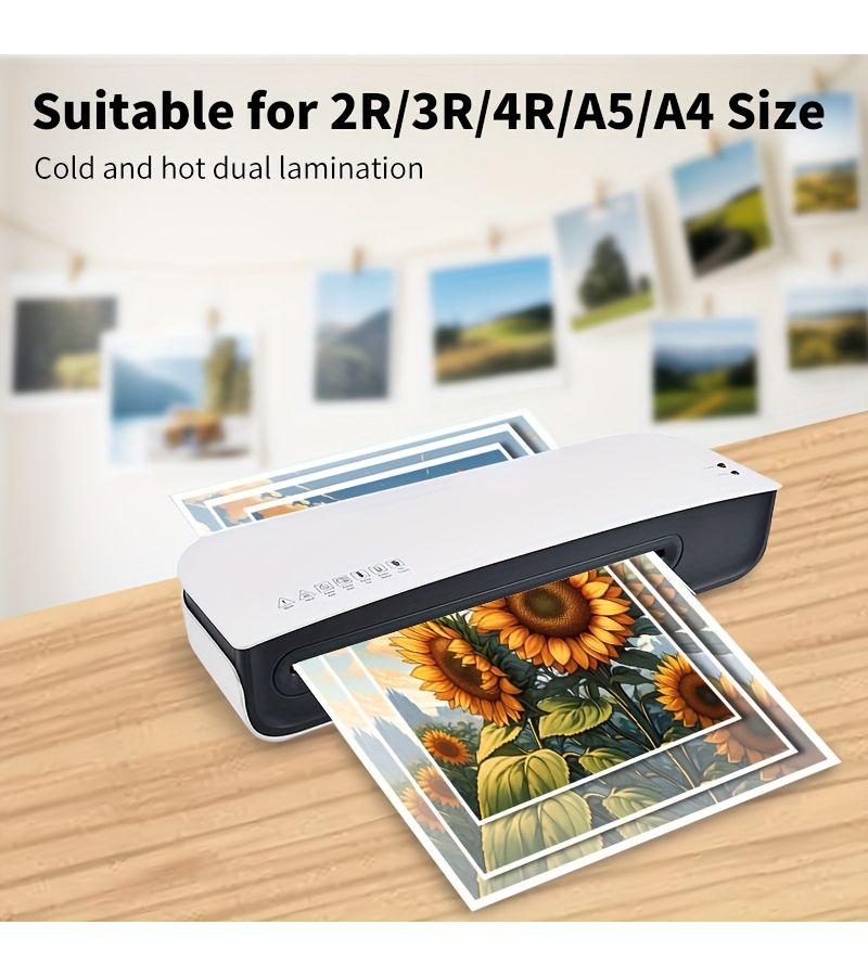 A4 Laminator Thermal Laminating Machine Photo Plastic Sealer For Office School Home Use - Image 4