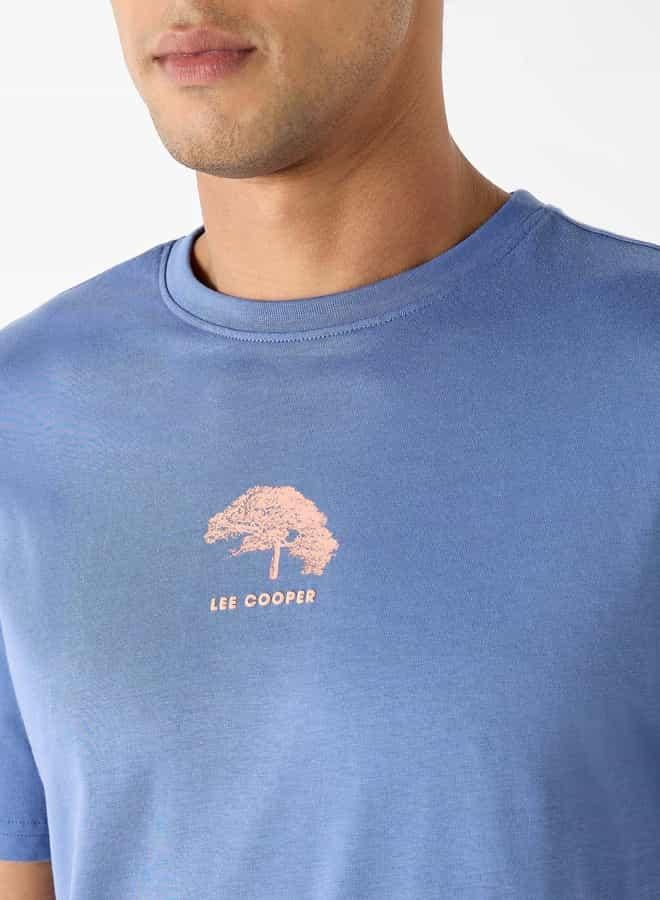 لي كوبر تيشيرت بياقة ضيقة وأكمام قصيرة وطبعات من لي كوبر - Image 4