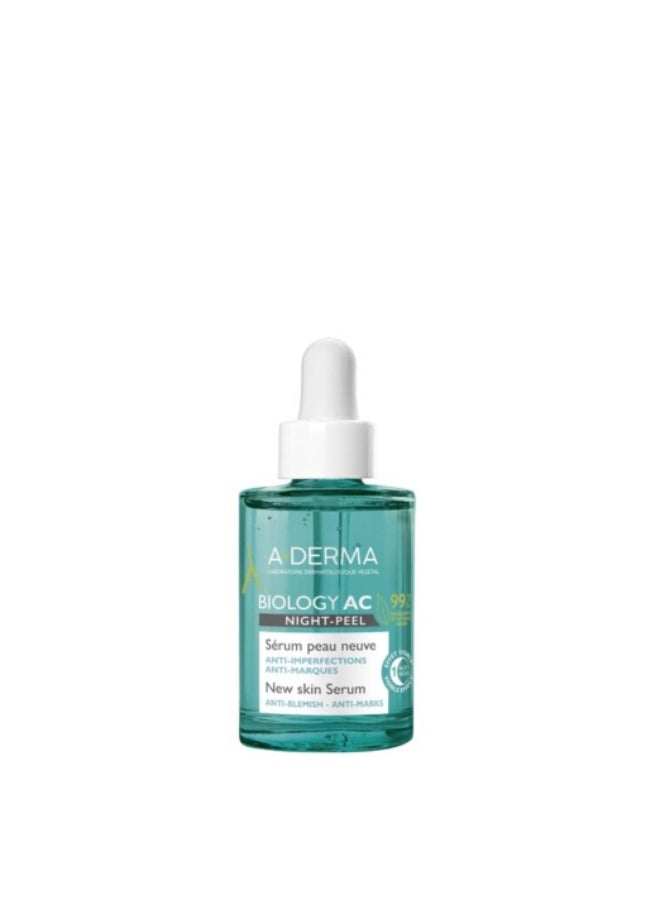 A-Derma Biology AC Night Peel Serum 30ml - Image 1