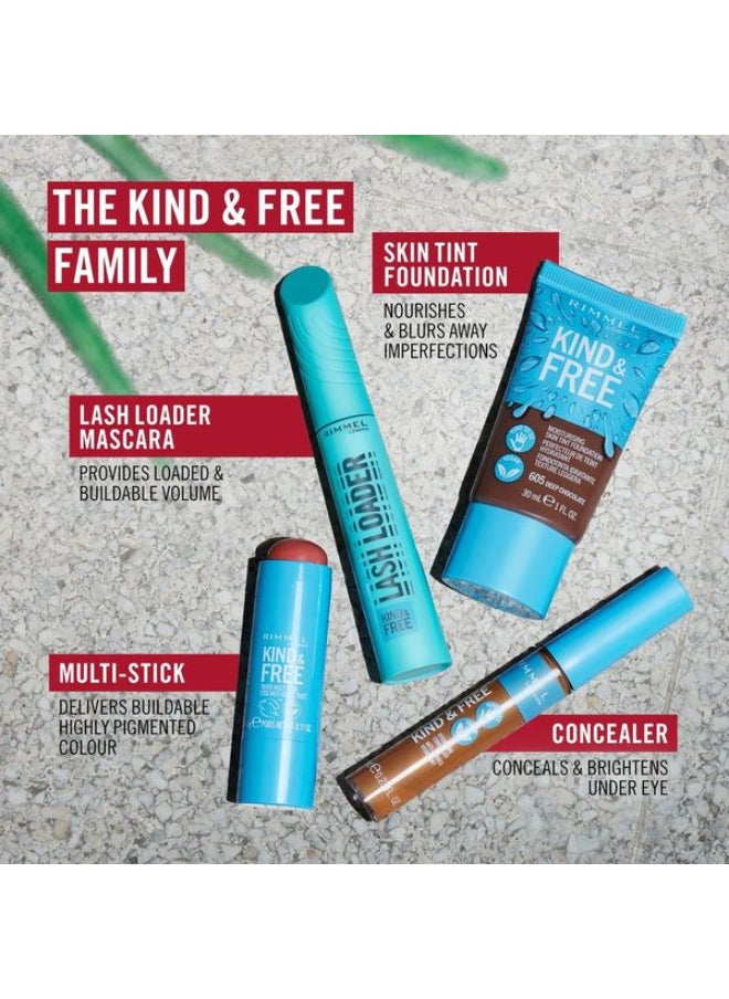 RIMMEL LONDON - Kind And Free Lash Loader Mascara - 001 - Black 9.5ml - Image 1