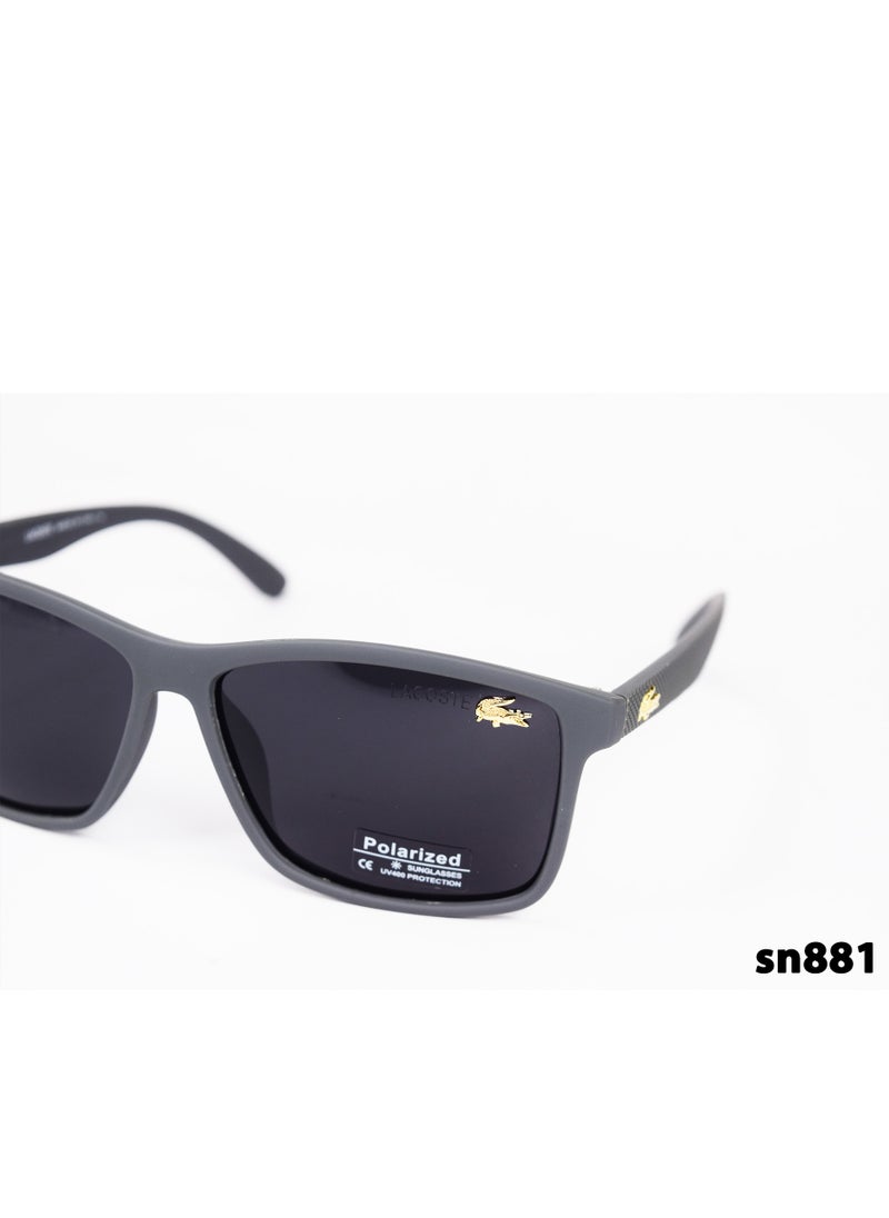 لاكوست - نظارات شمسية رجالية عامة مستوحاة من لاكوست Sn881 - Image 1