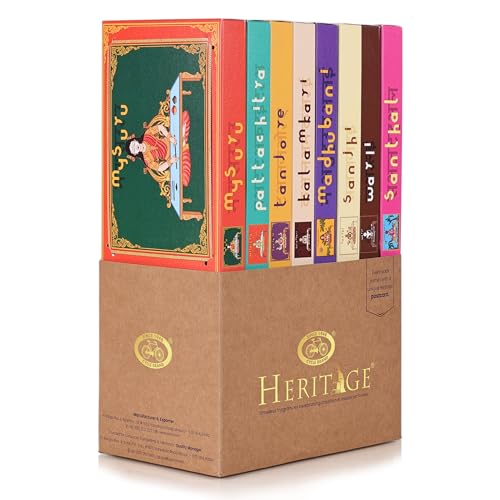 Cycle Pure Heritage Agarbatti Gift Hamper (8 Fragrances Pack), 560 Incense Sticks | Diwali Gifts for Friends & Family | Handcrafted Incense Sticks Box | Prayer Sticks for Pooja - Image 4