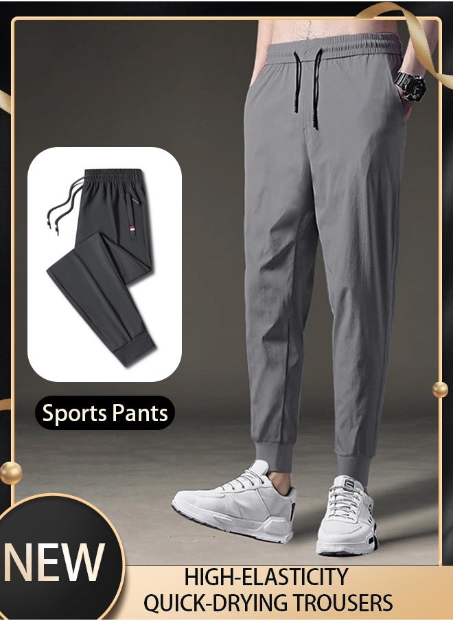 Generic Classic men's tailored trousers, fashionable straight-leg pants, casual business pants with pockets, comfortable and stylish solid-colored pants, and pants suitable for casual wear and outdoor activities  - Image 1
