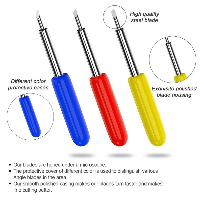 Hadwoer 50PCS Replacement Cutting Blades Compatible with Explore Air 2/Air 3/Explore 4/Maker/Maker 3/Maker 4 - Image 4