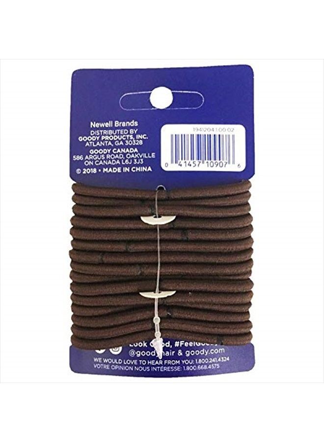 Goody WoMens Ouchless Braided Elastics, Brown, 15 Count - Image 2