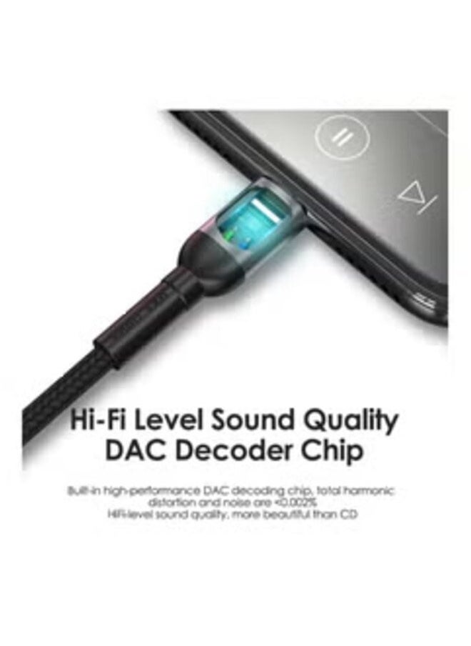 Phone Planet - Lightning To 120 mm jack AUX Audio Cable - Image 1