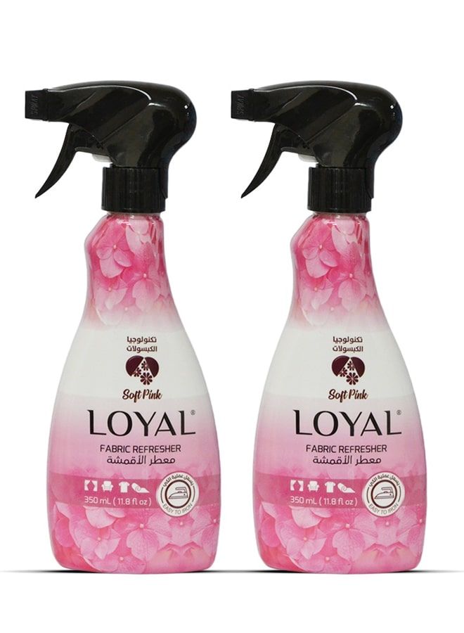 loyal Fabric Refresher Soft Pink 2x350ML - Image 1