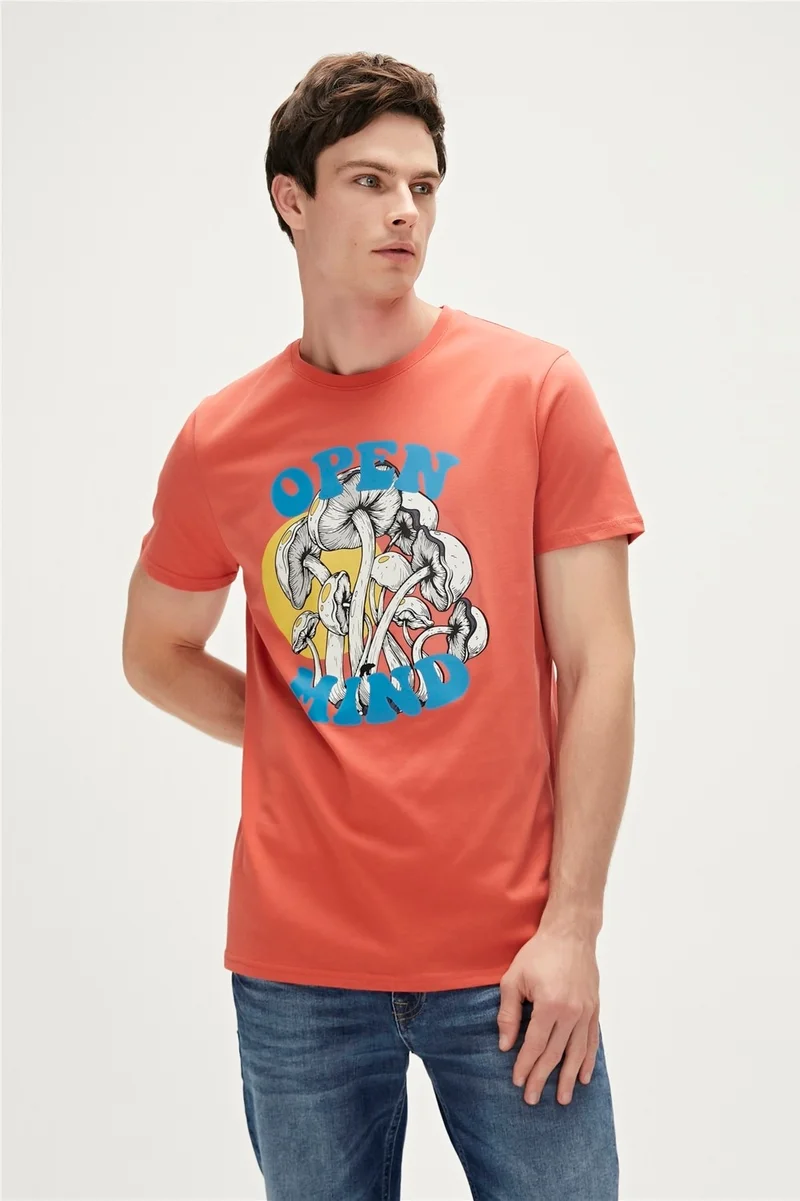 باد بير OPEN MIND T-SHIRT DARK BLUE Men's T-Shirt 23.01.07.014-C109
