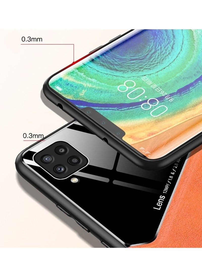 Case Leather Texture Car Magnetic Phone Cover For Samsung Galaxy A12/M12 _Green - Image 3