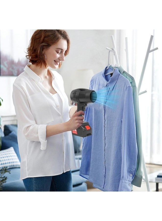 Meetion 48v Cordless Leaf Blower - Patio Cleaning Duster | Portable Handheld Air Blower with Battery and Charger for Camping Garden Computer Patio Lawn Driveway Home Car Snow Yard Grass - Image 4