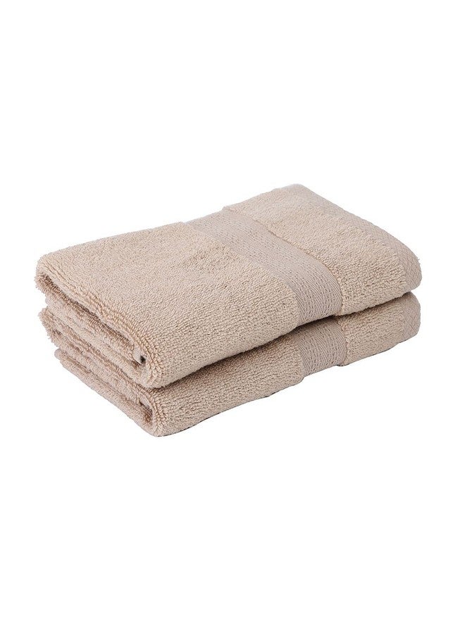 BIANCA Ultra Soft Zero Twist 100% Cotton Towel-4pc Hand Towel (Paradiso) | Super Absorbent, Fluffy | AeroCore Organic Technology - for Men, Women, Gym, Kitchen Solid-Navy/Wheat - Image 5