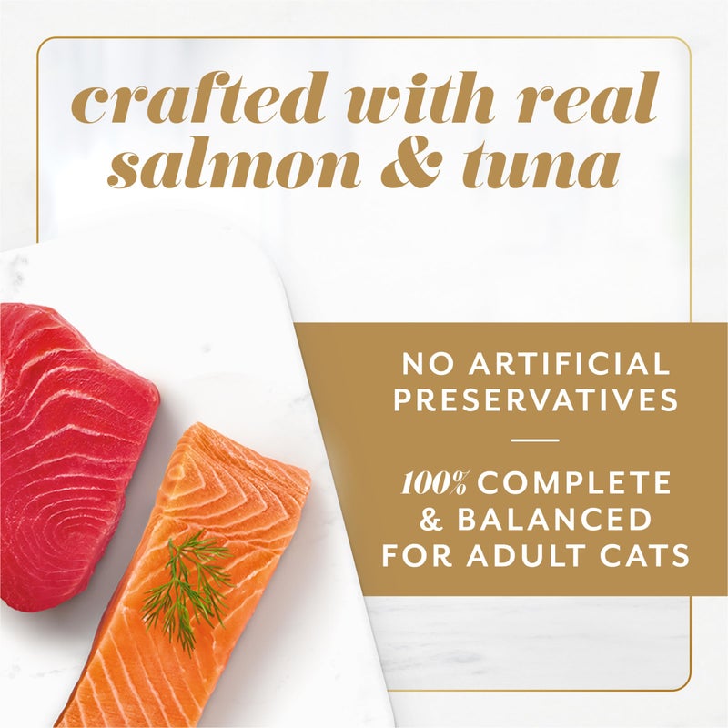 Fancy Feast Gems Pate Cat Food Mousse Salmon or Tuna and a Halo of Savory Gravy Wet Cat Food Variety Pack - (1) 8 ct. Boxes - 8 ct. Box - Image 3