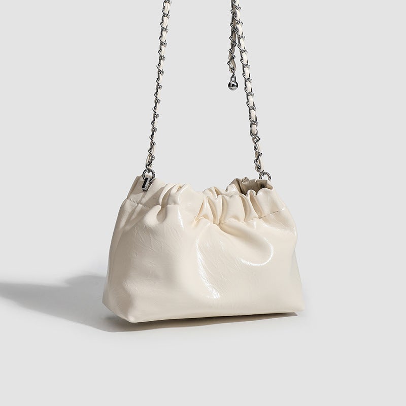 Trendy And High-End Pleated Cloud Chain Bag This Year, Versatile And Simple One-Shoulder Cross-Body Armpit Bag - Image 4