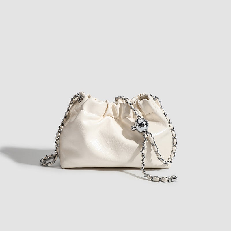 Trendy And High-End Pleated Cloud Chain Bag This Year, Versatile And Simple One-Shoulder Cross-Body Armpit Bag - Image 2