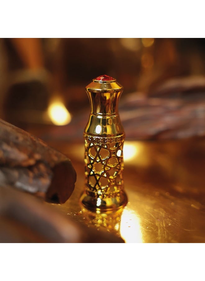 نسيم - زيت عطري عود صافي 6 مل عطار - عطر مركز يدوم طويلاً للرجال والنساء - Image 1