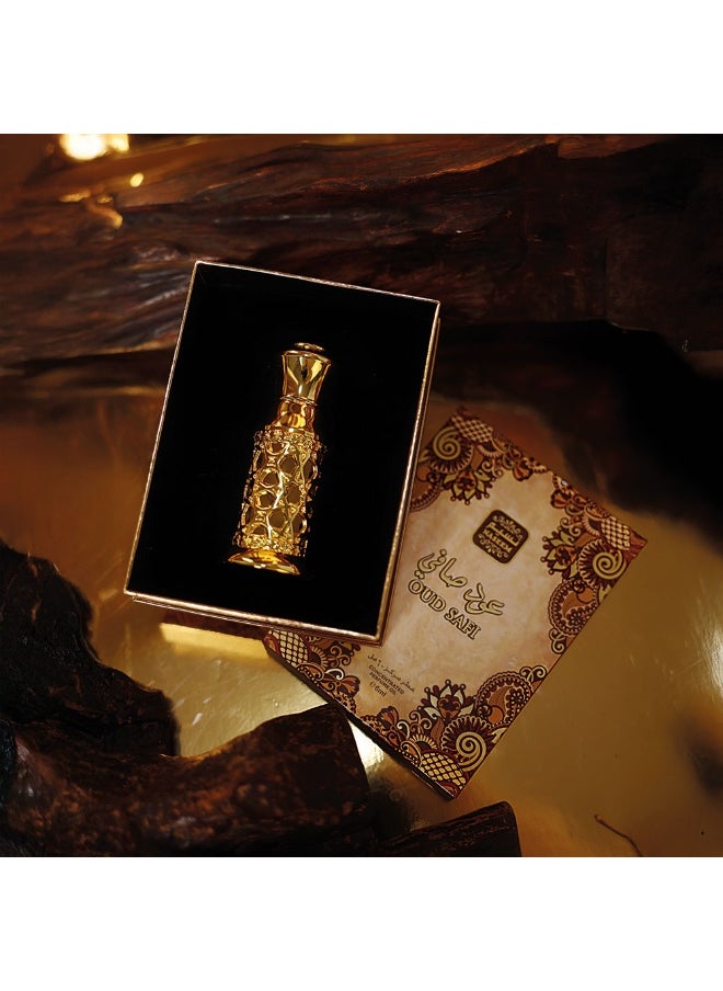 نسيم - زيت عطري عود صافي 6 مل عطار - عطر مركز يدوم طويلاً للرجال والنساء - Image 1