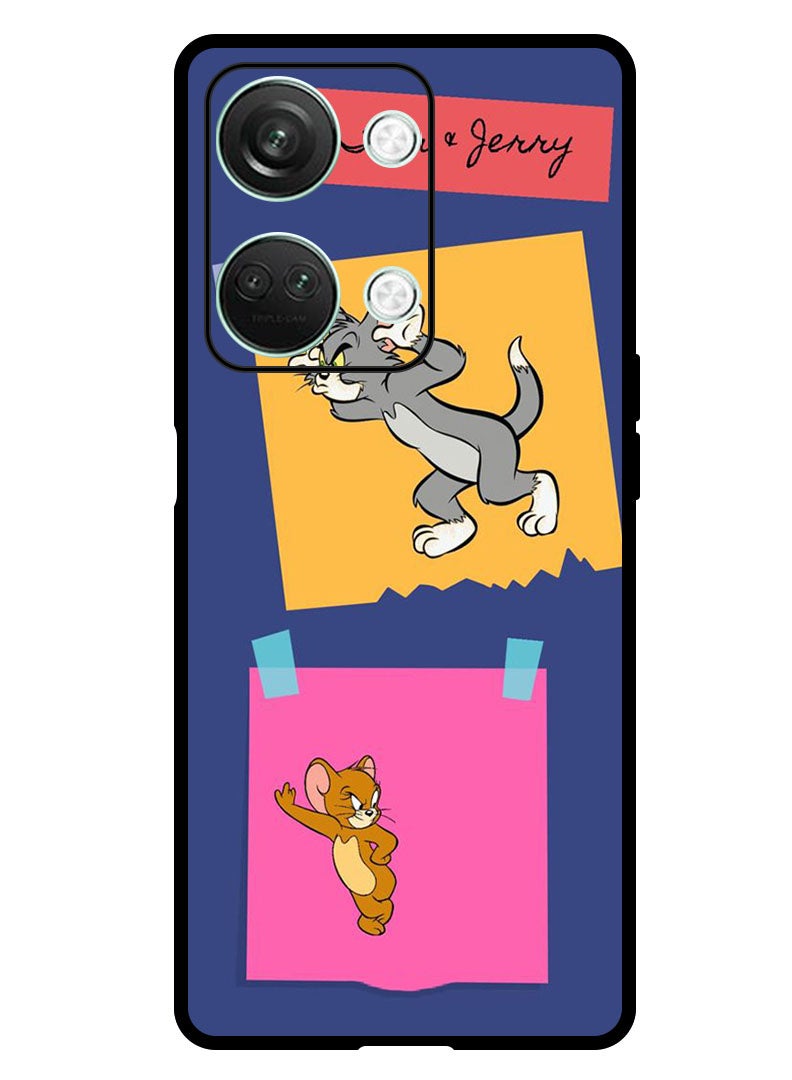 Theodor Protective Case Anti Scratch Shock Proof Bumper Cover For OnePlus Nord 3 Tom & Jerry - Image 1