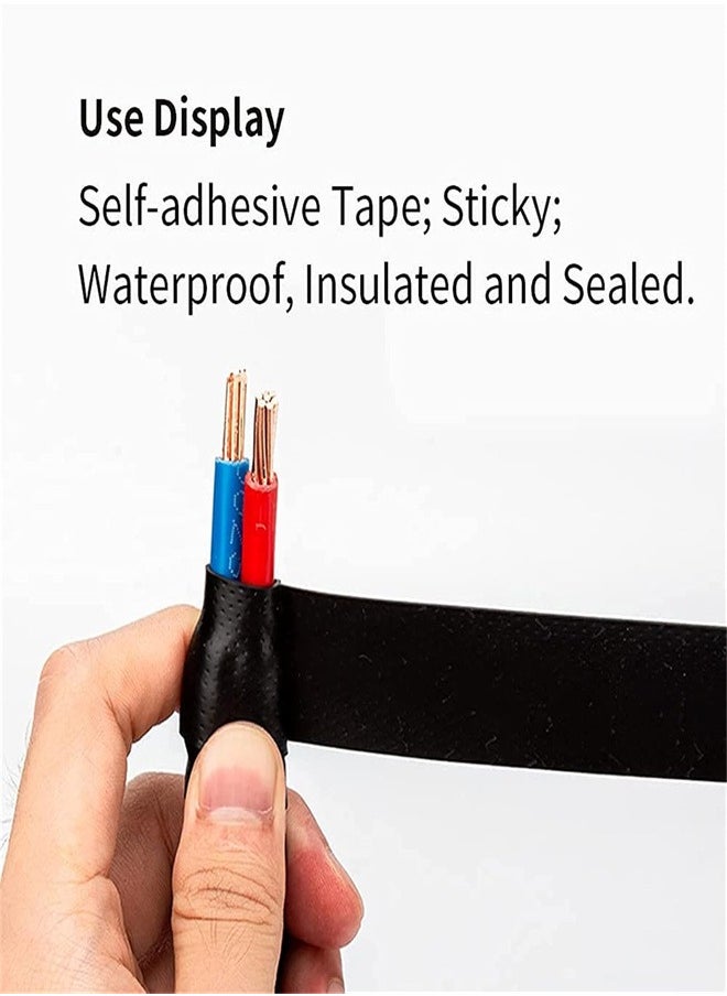 Generic - Electrical Tapes, 6 Rolls Insulating Tape Self-Adhesive Electrical Tape  Waterproof Tape for Indoor Outdoor, Wrapping Wiring Harness, Auto Electrical Protection, Multicolor - Image 1