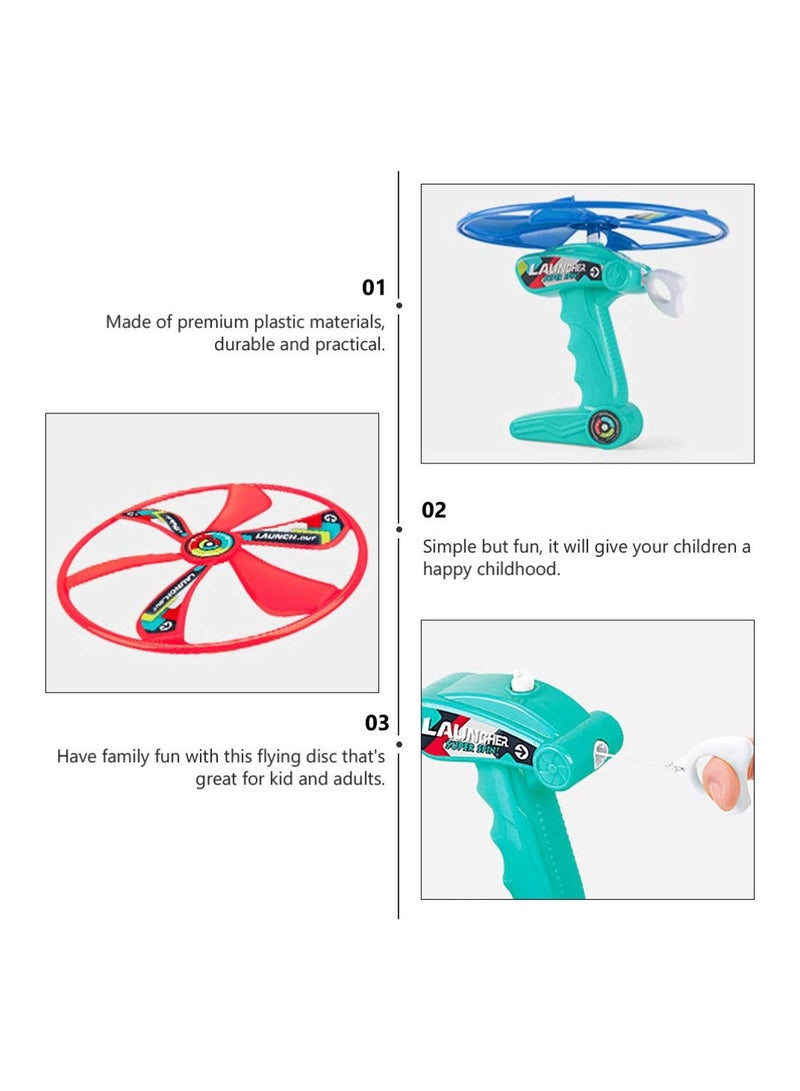 SYOSI Flying Sets Hand Control Colorful Plastic Flying Spinner Disc for Kids Indoor and Outdoor - Image 4