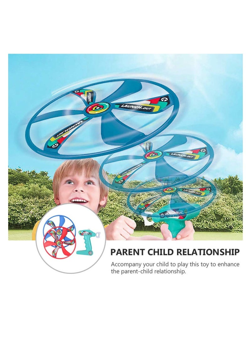 SYOSI Flying Sets Hand Control Colorful Plastic Flying Spinner Disc for Kids Indoor and Outdoor - Image 5